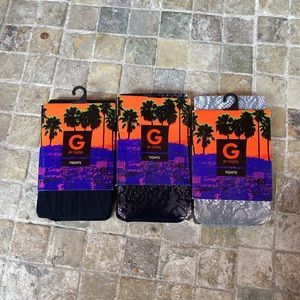 Bundle of 3 tights g by guess